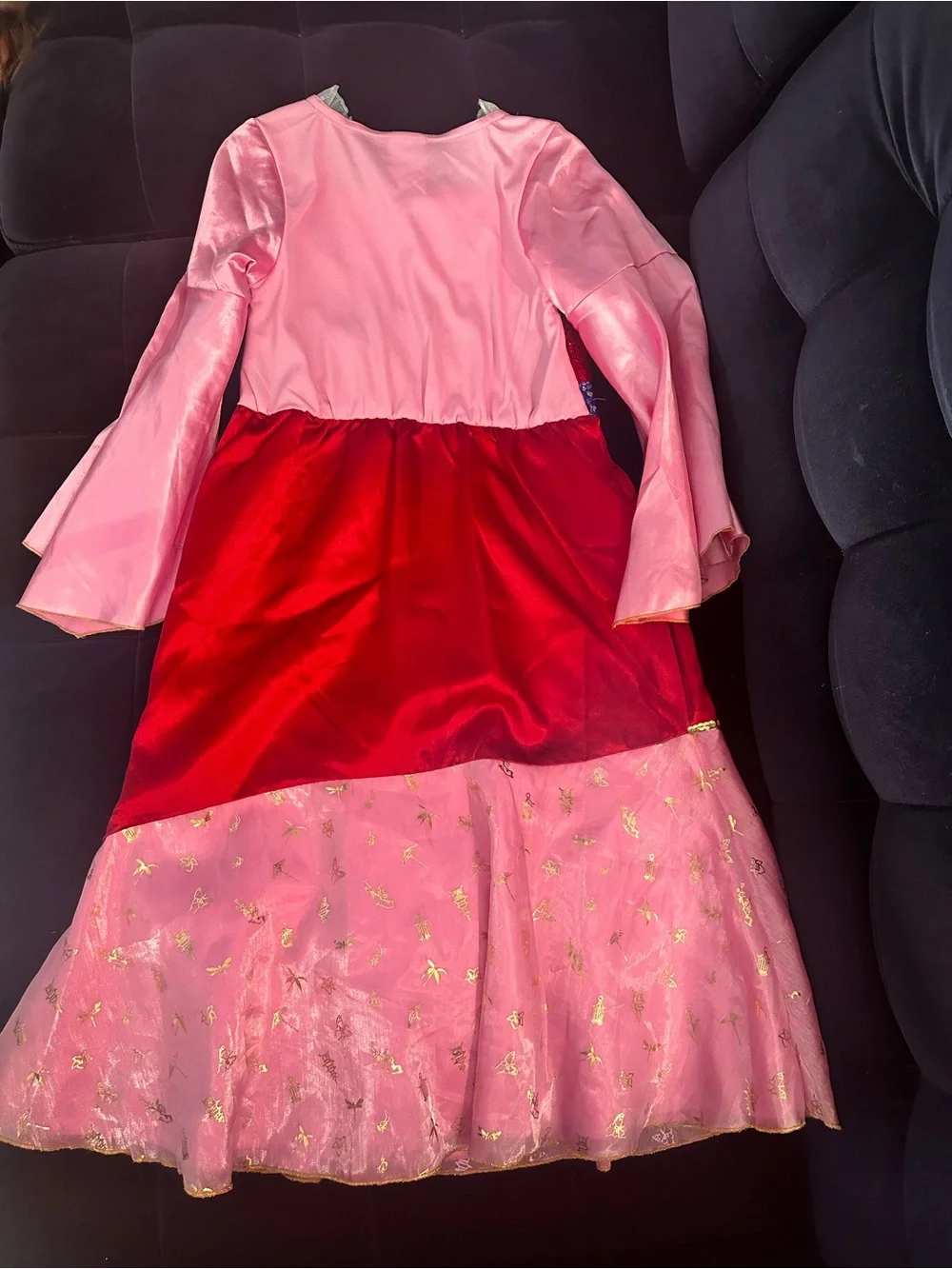 Disney Mulan Pink Red Purple Princess Costume Dress - Picture 6 of 6